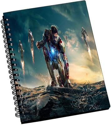 70% OFF on AMY Iron Man in The Sea A5 Notebook Spiral Bound 70% OFF on AMY Iron Man in The Sea A5 Notebook Spiral Bound