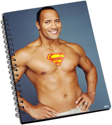 77% OFF on Shoprock Dwayne Johnson The Rock A5 Notebook Ring Bound