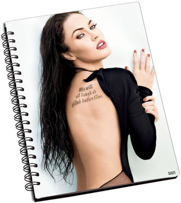 50% OFF on Shoperite Megan Fox Tattoo A5 Notebook Ring Bound