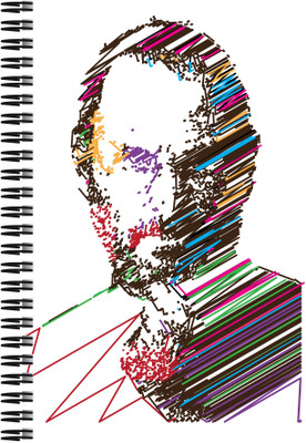 21% OFF on Art Emporio Steve Jobs White A5 Notebook Spiral