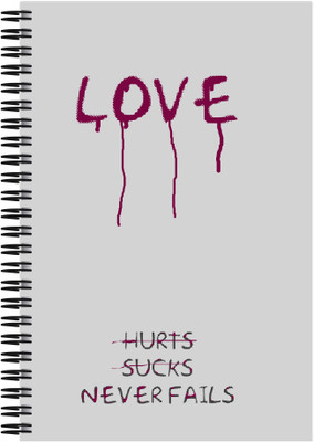42% OFF on Art Emporio Love Never Fails A5 Notebook Spiral 42% OFF on Art Emporio Love Never Fails A5 Notebook Spiral