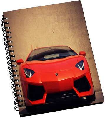 74% OFF on AMY Vintage 3D Red Hot Lamborghini Aventador A5 Notebook Spiral Bound 74% OFF on AMY Vintage 3D Red Hot Lamborghini Aventador A5 Notebook Spiral Bound