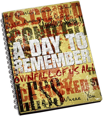 77% OFF on Shoprock Day To Remember A5 Notebook Ring Bound