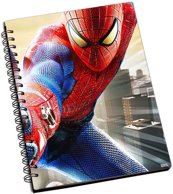 77% OFF on Shoprock Amazing Spiderman A5 Notebook Ring Bound