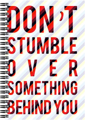 21% OFF on Art Emporio Dont Stumble over Something Behind you A5 Notebook Spiral 21% OFF on Art Emporio Dont Stumble over Something Behind you A5 Notebook Spiral