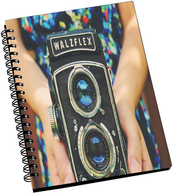 74% OFF on AMY Vintage Old Style Camera A5 Notebook Spiral Bound
