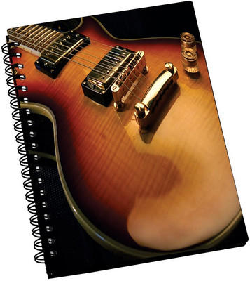 69% OFF on AMY Guitar Musical Instruments A5 Notebook Spiral Bound
