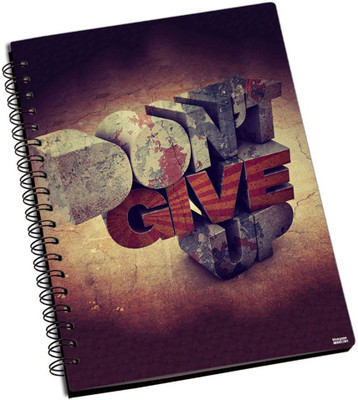 74% OFF on Shoprock Donot Give Up A5 Notebook Ring Bound