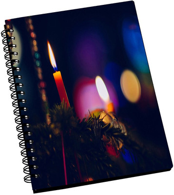74% OFF on AMY Beautiful Christmas Candle A5 Notebook Spiral Bound 74% OFF on AMY Beautiful Christmas Candle A5 Notebook Spiral Bound