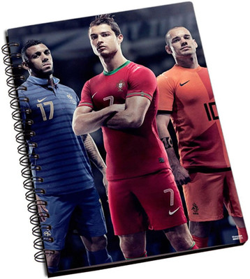 72% OFF on Shoprock Football Euro A5 Notebook Ring Bound