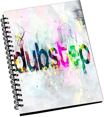 74% OFF on Amy Abstract Dubsteps Colorful Art A5 Notebook Spiral Bound