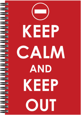 21% OFF on Art Emporio Keep Calm and Keep Out A5 Notebook Spiral 21% OFF on Art Emporio Keep Calm and Keep Out A5 Notebook Spiral