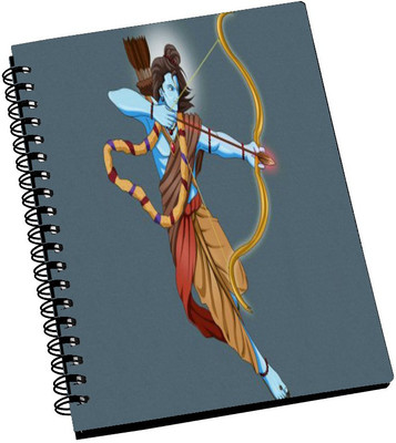 74% OFF on AMY Lord Ram Abstract Art A5 Notebook Spiral Bound 74% OFF on AMY Lord Ram Abstract Art A5 Notebook Spiral Bound