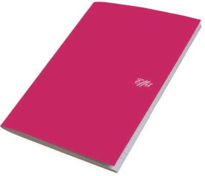 56% OFF on Effit Dark A5 Notebook Stapled