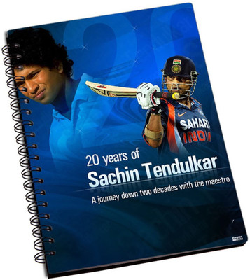 50% OFF on Shoperite 20 Years of Tendulkar A5 Notebook Ring Bound
