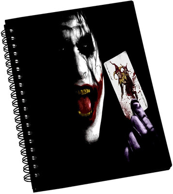 74% OFF on AMY Batman Joker Showing Joker Card A5 Notebook Spiral Bound 74% OFF on AMY Batman Joker Showing Joker Card A5 Notebook Spiral Bound