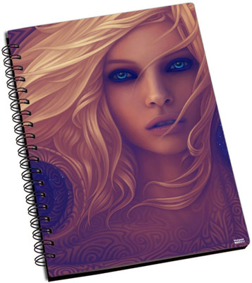 74% OFF on Shoprock Girl Snake Art A5 Notebook Ring Bound