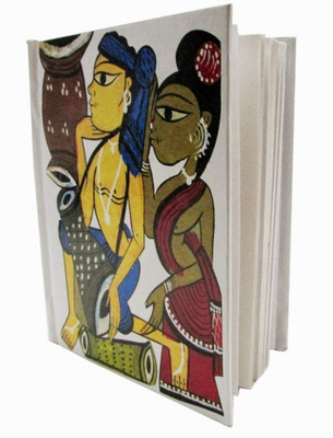 3% OFF on Indha Craft Patachitra Art Print A6 Diary Hand Sewn 3% OFF on Indha Craft Patachitra Art Print A6 Diary Hand Sewn