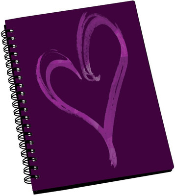 74% OFF on AMY Cute Simple Purple Heart A5 Notebook Spiral Bound 74% OFF on AMY Cute Simple Purple Heart A5 Notebook Spiral Bound
