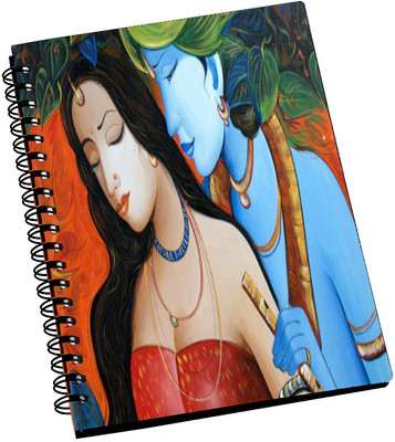 74% OFF on AMY Beautiful Lord Radha Krishna Abstract Art A5 Notebook Spiral Bound 74% OFF on AMY Beautiful Lord Radha Krishna Abstract Art A5 Notebook Spiral Bound