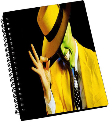 74% OFF on AMY Stylish 3D The Mask A5 Notebook Spiral Bound 74% OFF on AMY Stylish 3D The Mask A5 Notebook Spiral Bound