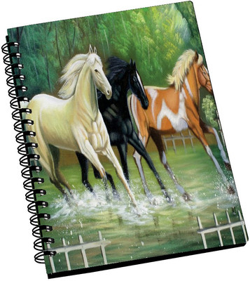 69% OFF on AMY Three Horses Running A5 Notebook Spiral Bound 69% OFF on AMY Three Horses Running A5 Notebook Spiral Bound