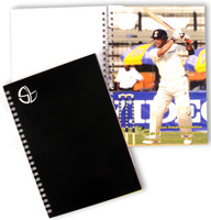 Sachin Tendulkar A5 Notebook Spiral Binding: Diary Notebook