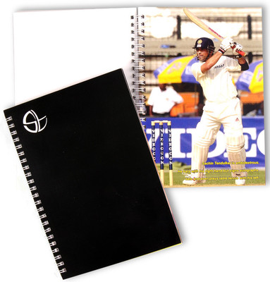 Sachin Tendulkar A5 Notebook Spiral Binding: Diary Notebook