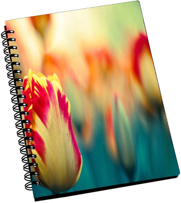 74% OFF on AMY Red and Yellow Tulip Flower A5 Notebook Spiral Bound 74% OFF on AMY Red and Yellow Tulip Flower A5 Notebook Spiral Bound