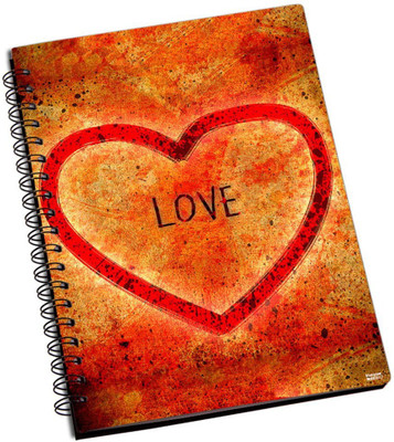 50% OFF on Shoperite Heart Burning A5 Notebook Ring Bound