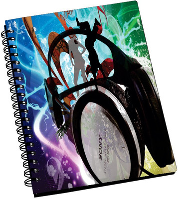 74% OFF on AMY Sony Headphones A5 Notebook Spiral Bound