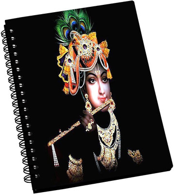 74% OFF on AMY Beautiful Lord Krishna Shining Art A5 Notebook Spiral Bound 74% OFF on AMY Beautiful Lord Krishna Shining Art A5 Notebook Spiral Bound