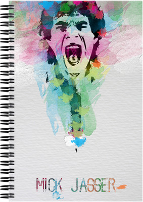 21% OFF on Art Emporio Mick Jagger A5 Notebook Spiral