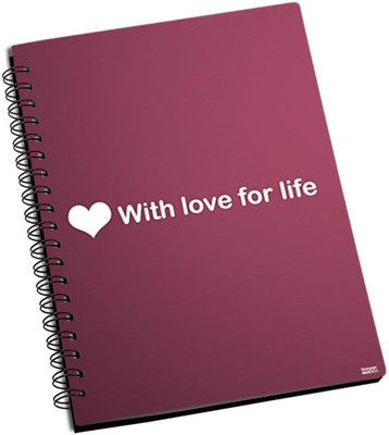 77% OFF on Shoprock Love For Life A5 Notebook Ring Bound