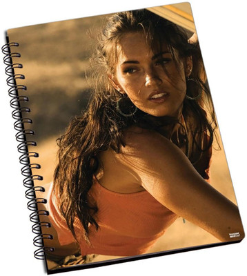 77% OFF on Shoprock Megan Fox Hot A5 Notebook Ring Bound