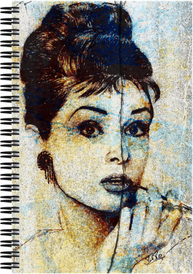 21% OFF on Art Emporio Audrey Hepburn Texture A5 Notebook Spiral 21% OFF on Art Emporio Audrey Hepburn Texture A5 Notebook Spiral