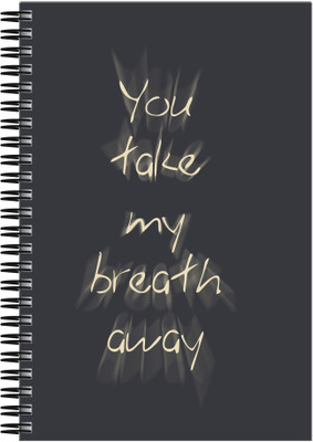 37% OFF on Art Emporio You Take my Breath Away A5 Notebook Spiral