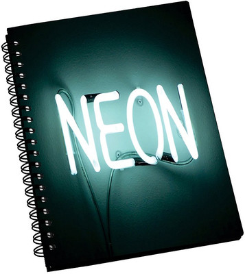 74% OFF on AMY Lighting Neon 3D Art A5 Notebook Spiral Bound 74% OFF on AMY Lighting Neon 3D Art A5 Notebook Spiral Bound