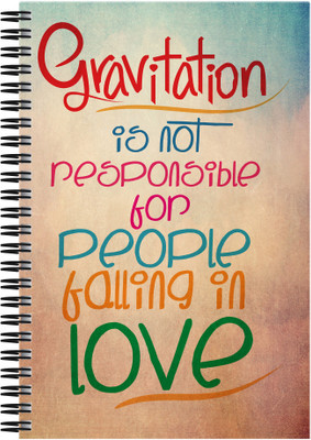 37% OFF on Art Emporio Gravitation is not Responsible for Love A5 Notebook Spiral