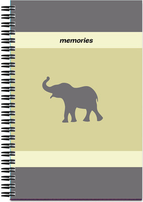 21% OFF on Art Emporio Elephant Memories A5 Notebook Spiral Bound