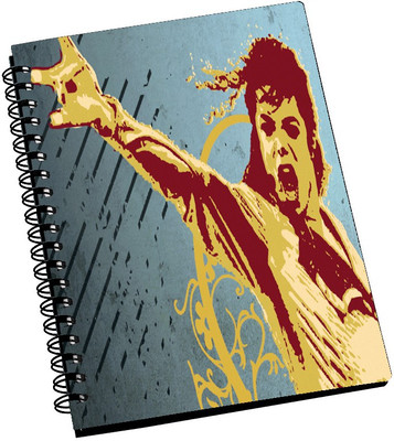 74% OFF on AMY Micheal Jackson Rockstar A5 Notebook Spiral Bound