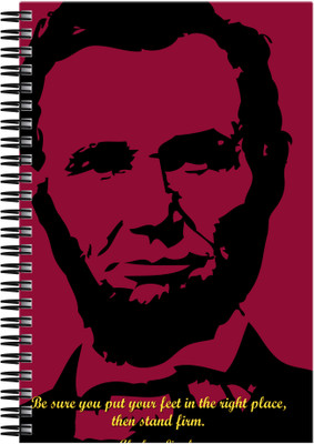 21% OFF on Art Emporio Abraham Lincon A5 Notebook Spiral