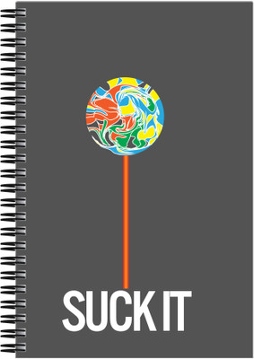 21% OFF on Art Emporio Suck It A5 Notebook Spiral