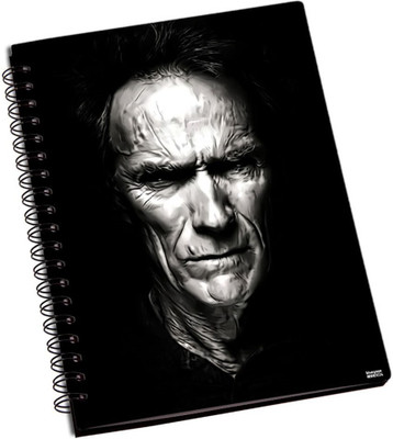 78% OFF on Shoprock Clint Eastwood Wrinkled A5 Notebook Ring Bound