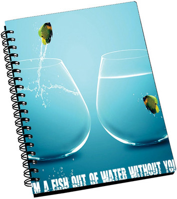 74% OFF on AMY Quote I am a Fish A5 Notebook Spiral Bound 74% OFF on AMY Quote I am a Fish A5 Notebook Spiral Bound