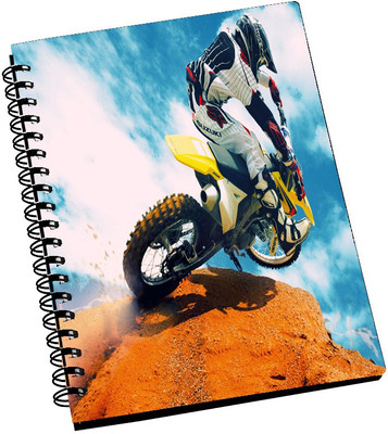 74% OFF on AMY Speedy Bike Racer A5 Notebook Spiral Bound