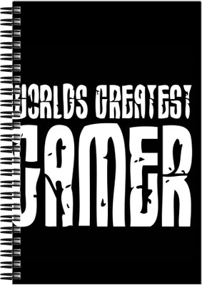 21% OFF on Art Emporio Worlds Greatest Gamer A5 Notebook Spiral