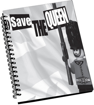 74% OFF on AMY Cute God Save The Queen Quote A5 Notebook Spiral Bound