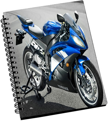74% OFF on Amy Yamaha Race Speed Bike A5 Notebook Spiral Bound