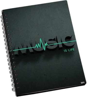50% OFF on Shoperite Music Is Life A5 Notebook Ring Bound